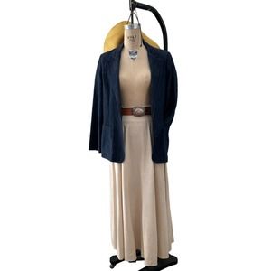 Women's Vintage 1970's Made In USA Sanforized Denim Blazer Jacket Sz M